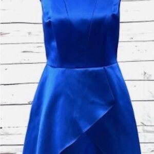 Shoshanna Royal Blue Asymmetrical Dress